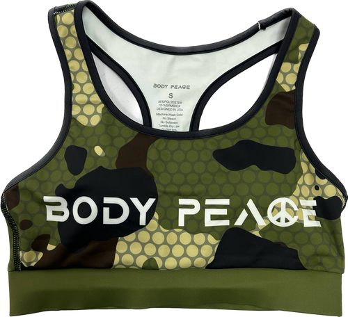 Green Camo Bra