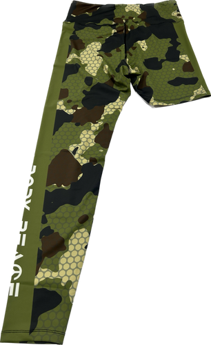 Green Camo One Legged Leggings