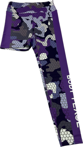 Purple Camo One Legged Leggings